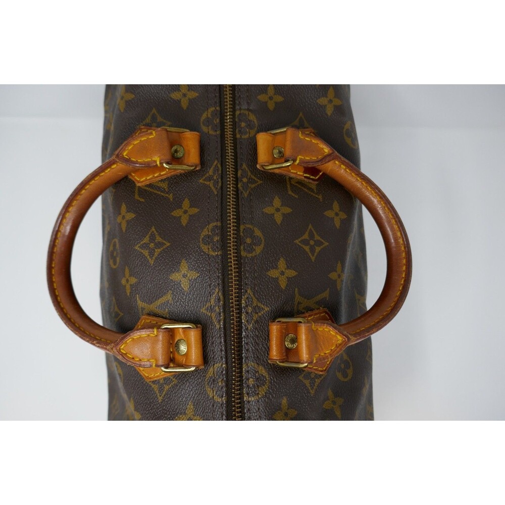 Louis Vuitton Vintage Monogram Canvas Speedy 35 Bag Handbag - Picture 9 of 16